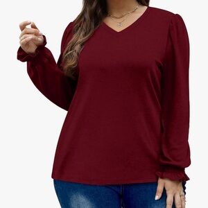 Long Sleeve Relaxed Blouse
